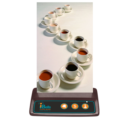 iBells 316К - кнопка для вызова кальянщика и официанта (кофе)