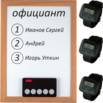Комплект вызова для кухни iBells-3