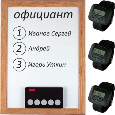 Комплект вызова для кухни iBells-3