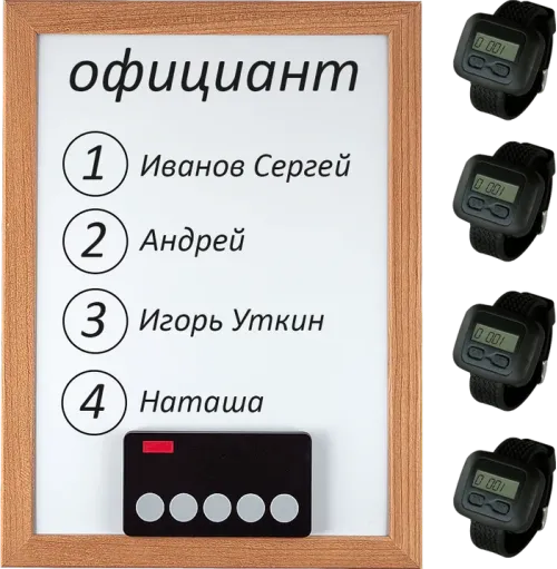 Комплект вызова для кухни iBells-4