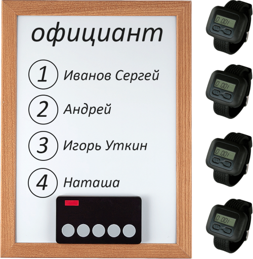 Комплект вызова для кухни iBells-4