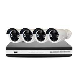 Комплект проводной E4: 4 камеры 720p + ресивер