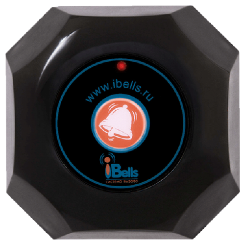 iBells 301 -  кнопка вызова персонала (чёрный)