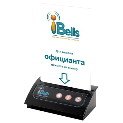 Кнопка вызова с тейбл-тентом iBells-306