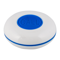 K-O1-plus влагозащищённая кнопка вызова (белый/синий)