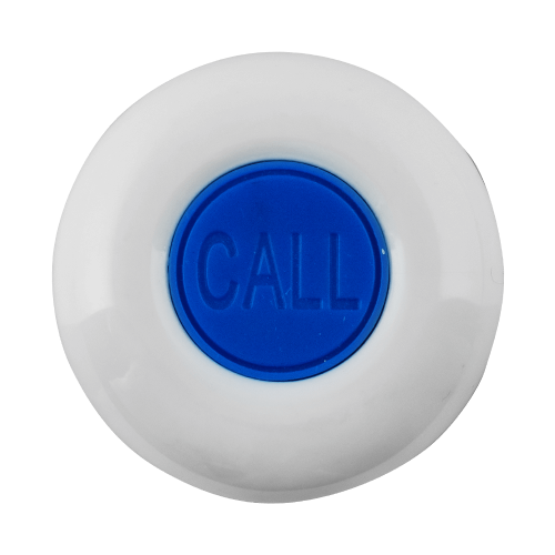 K-O1-plus влагозащищённая кнопка вызова (белый/синий)