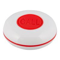 K-O1-plus влагозащищённая кнопка вызова (белый/красный)