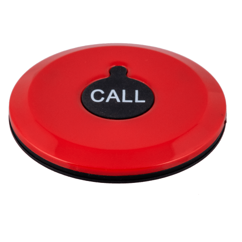 K-X1 влагозащищённая кнопка вызова (красный/чёрный)