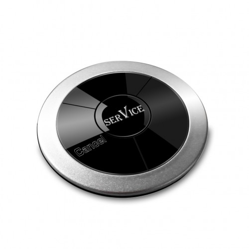 iBells 320 -  влагозащищённая кнопка вызова c функцией отмены (серебро)